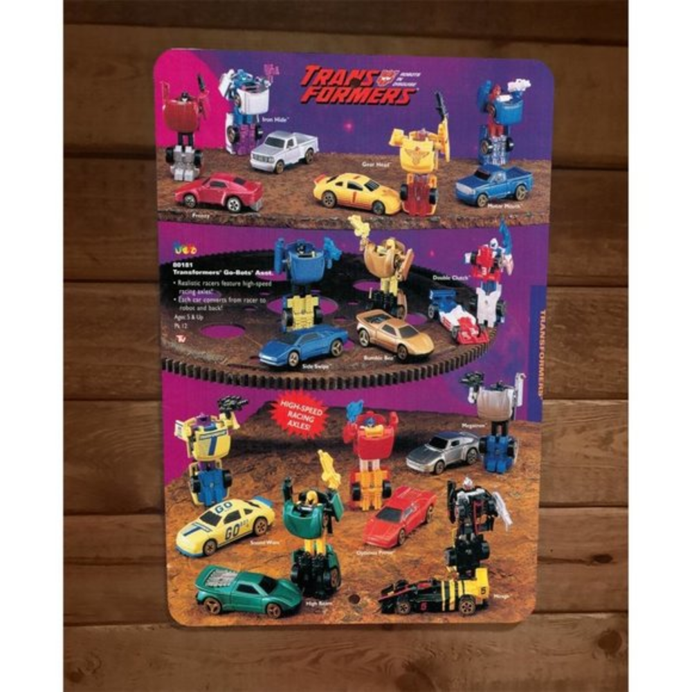 Gobots Transformers toy ad‎ 8x12 Metal Wall Sign